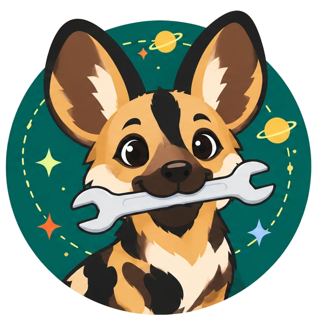 Patch, the Space Works mascot